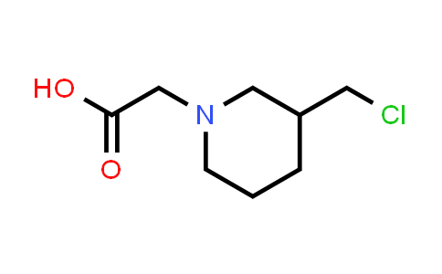 2-(3-(Chloromethyl)piperidin-1-yl)acetic acid