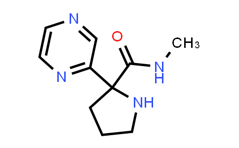 N-Methyl-2-(pyrazin-2-yl)pyrrolidine-2-carboxamide