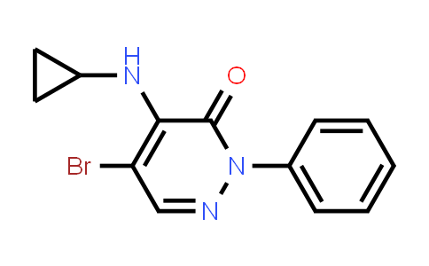 5-Bromo-4-(cyclopropylamino)-2-phenylpyridazin-3(2H)-one