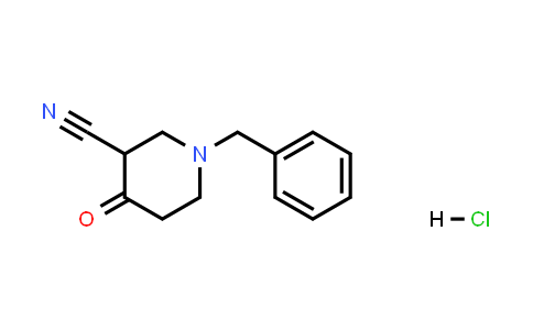 1-Benzyl-4-oxopiperidine-3-carbonitrile hydrochloride