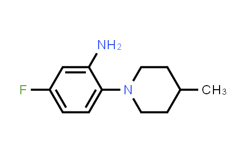 5-Fluoro-2-(4-methylpiperidin-1-yl)aniline