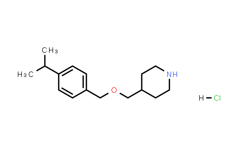 4-(((4-Isopropylbenzyl)oxy)methyl)piperidine hydrochloride