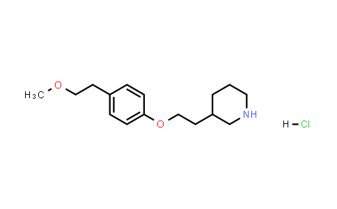 3-(2-(4-(2-Methoxyethyl)phenoxy)ethyl)piperidine hydrochloride