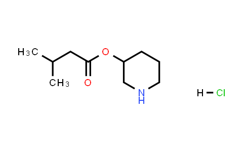 Piperidin-3-yl 3-methylbutanoate hydrochloride
