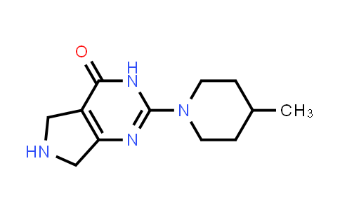 2-(4-Methylpiperidin-1-yl)-6,7-dihydro-3H-pyrrolo[3,4-d]pyrimidin-4(5H)-one