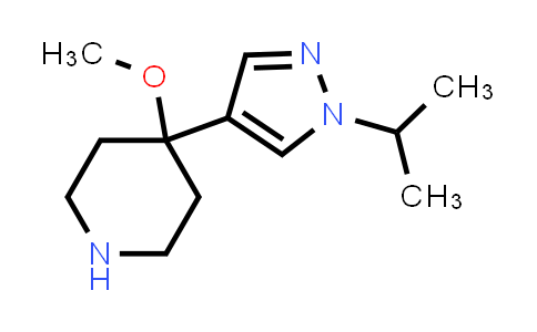 4-(1-Isopropyl-1H-pyrazol-4-yl)-4-methoxypiperidine