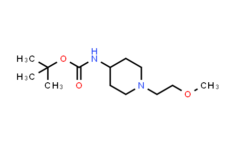 tert-Butyl (1-(2-methoxyethyl)piperidin-4-yl)carbamate