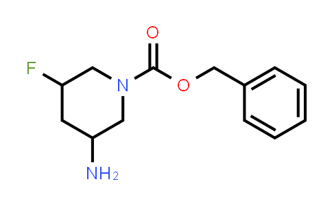 Benzyl 3-amino-5-fluoropiperidine-1-carboxylate