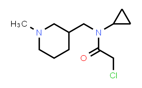 2-Chloro-N-cyclopropyl-N-((1-methylpiperidin-3-yl)methyl)acetamide