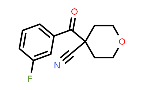 4-(3-Fluorobenzoyl)tetrahydro-2H-pyran-4-carbonitrile