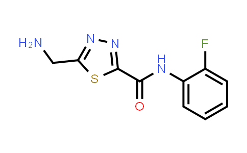 5-(Aminomethyl)-N-(2-fluorophenyl)-1,3,4-thiadiazole-2-carboxamide