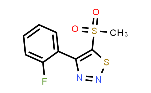 4-(2-Fluorophenyl)-5-(methylsulfonyl)-1,2,3-thiadiazole