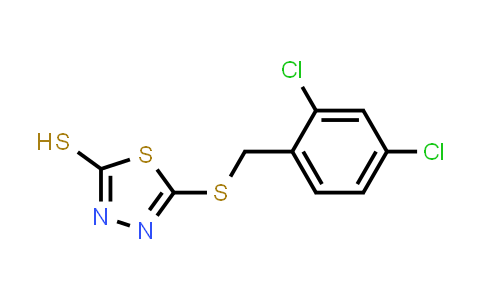 5-((2,4-Dichlorobenzyl)thio)-1,3,4-thiadiazole-2-thiol