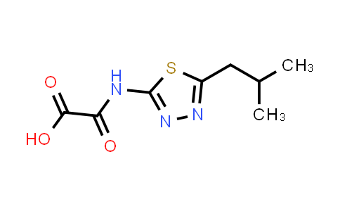 2-((5-Isobutyl-1,3,4-thiadiazol-2-yl)amino)-2-oxoacetic acid