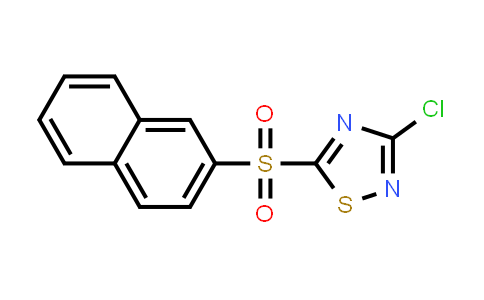 3-Chloro-5-(naphthalen-2-ylsulfonyl)-1,2,4-thiadiazole