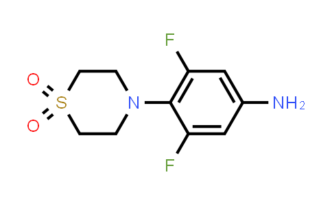 4-(4-Amino-2,6-difluorophenyl)thiomorpholine 1,1-dioxide
