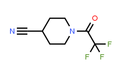 1-(2,2,2-Trifluoroacetyl)piperidine-4-carbonitrile