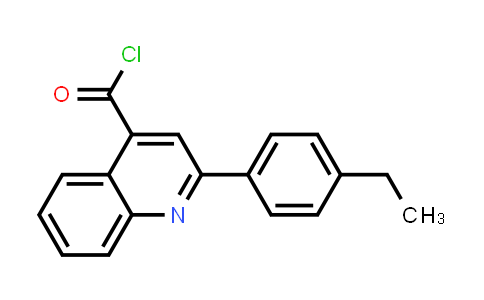 2-(4-Ethylphenyl)quinoline-4-carbonyl chloride