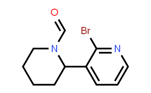 2-(2-Bromopyridin-3-yl)piperidine-1-carbaldehyde
