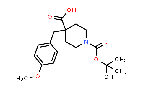 1-(tert-Butoxycarbonyl)-4-(4-methoxybenzyl)piperidine-4-carboxylic acid