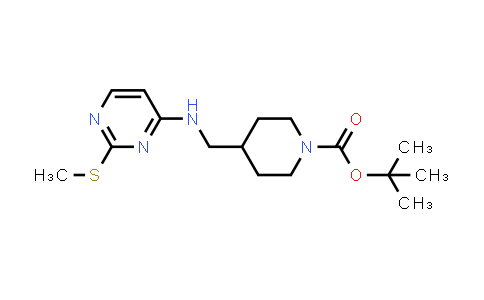 tert-Butyl 4-(((2-(methylthio)pyrimidin-4-yl)amino)methyl)piperidine-1-carboxylate