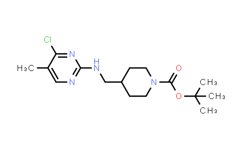 tert-Butyl 4-(((4-chloro-5-methylpyrimidin-2-yl)amino)methyl)piperidine-1-carboxylate