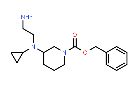 Benzyl 3-((2-aminoethyl)(cyclopropyl)amino)piperidine-1-carboxylate