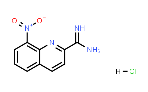 8-Nitroquinoline-2-carboximidamide hydrochloride