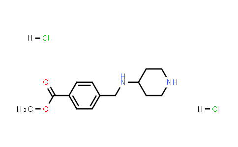 Methyl 4-[(piperidin-4-ylamino)methyl]benzoate dihydrochloride