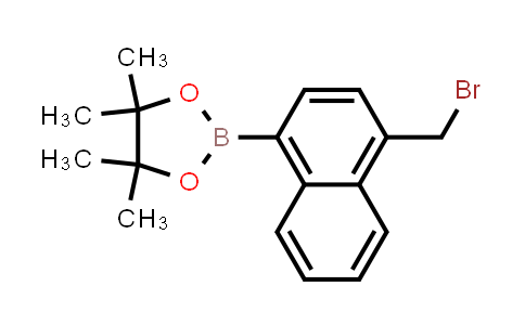 2-(4-(Bromomethyl)naphthalen-1-yl)-4,4,5,5-tetramethyl-1,3,2-dioxaborolane