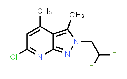 6-Chloro-2-(2,2-difluoroethyl)-3,4-dimethyl-2H-pyrazolo[3,4-b]pyridine