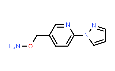 O-((6-(1H-Pyrazol-1-yl)pyridin-3-yl)methyl)hydroxylamine