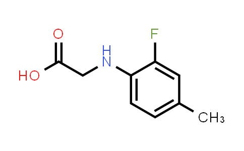 2-((2-Fluoro-4-methylphenyl)amino)acetic acid