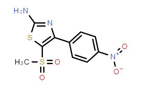 5-(Methylsulfonyl)-4-(4-nitrophenyl)thiazol-2-amine