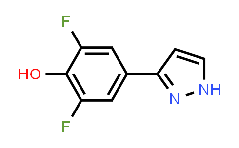 2,6-Difluoro-4-(1H-pyrazol-3-yl)phenol