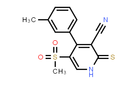 5-(Methylsulfonyl)-2-thioxo-4-(m-tolyl)-1,2-dihydropyridine-3-carbonitrile