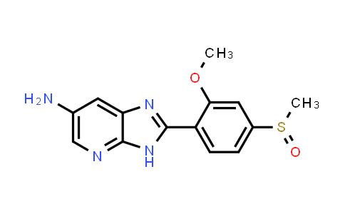 2-(2-Methoxy-4-(methylsulfinyl)phenyl)-3H-imidazo[4,5-b]pyridin-6-amine