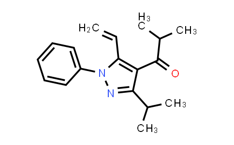 1-(3-Isopropyl-1-phenyl-5-vinyl-1H-pyrazol-4-yl)-2-methylpropan-1-one