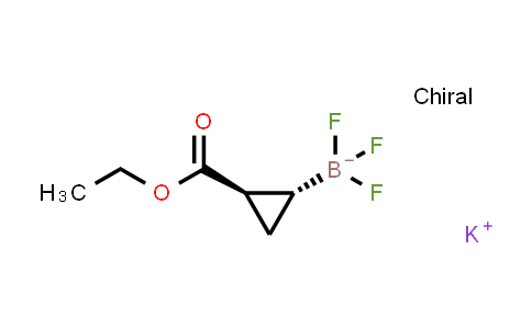 Potassium (rel-(1R,2R)-2-(ethoxycarbonyl)cyclopropyl)trifluoroborate