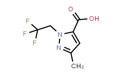 3-Methyl-1-(2,2,2-trifluoroethyl)-1H-pyrazole-5-carboxylic acid