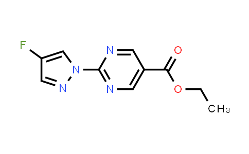 Ethyl 2-(4-fluoro-1H-pyrazol-1-yl)pyrimidine-5-carboxylate