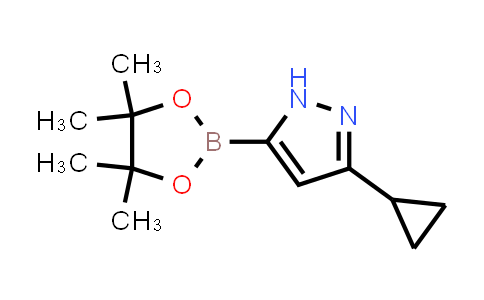 5-Cyclopropyl-3-(4,4,5,5-tetramethyl-1,3,2-dioxaborolan-2-yl)-1H-pyrazole