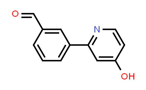 2-(3-Formylphenyl)-4-hydroxypyridine