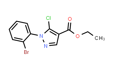 Ethyl 1-(2-bromophenyl)-5-chloro-1H-pyrazole-4-carboxylate