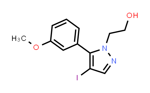 2-(4-Iodo-5-(3-methoxyphenyl)-1H-pyrazol-1-yl)ethanol
