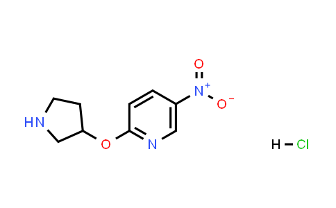 5-Nitro-2-(pyrrolidin-3-yloxy)pyridine hydrochloride