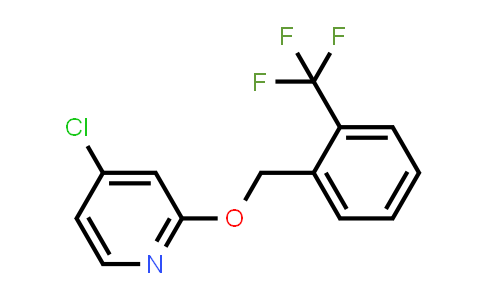 4-Chloro-2-((2-(trifluoromethyl)benzyl)oxy)pyridine