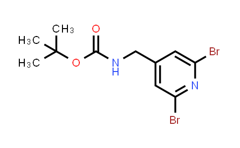 tert-Butyl ((2,6-dibromopyridin-4-yl)methyl)carbamate