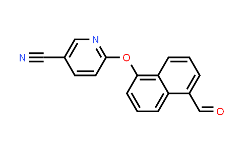 6-((5-Formylnaphthalen-1-yl)oxy)nicotinonitrile
