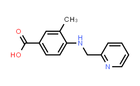 3-Methyl-4-((pyridin-2-ylmethyl)amino)benzoic acid